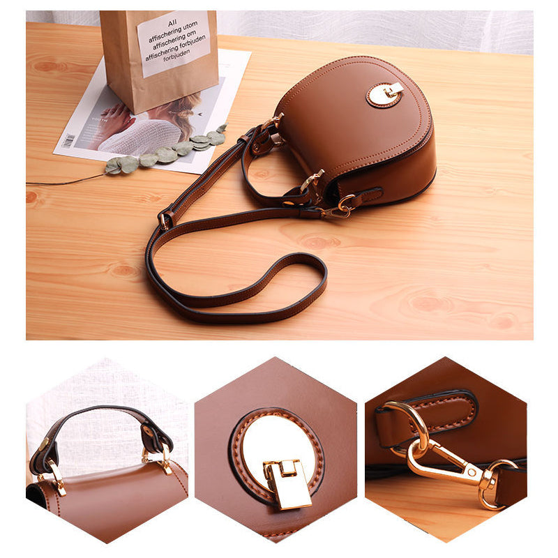 Shiny Leather Small Bag