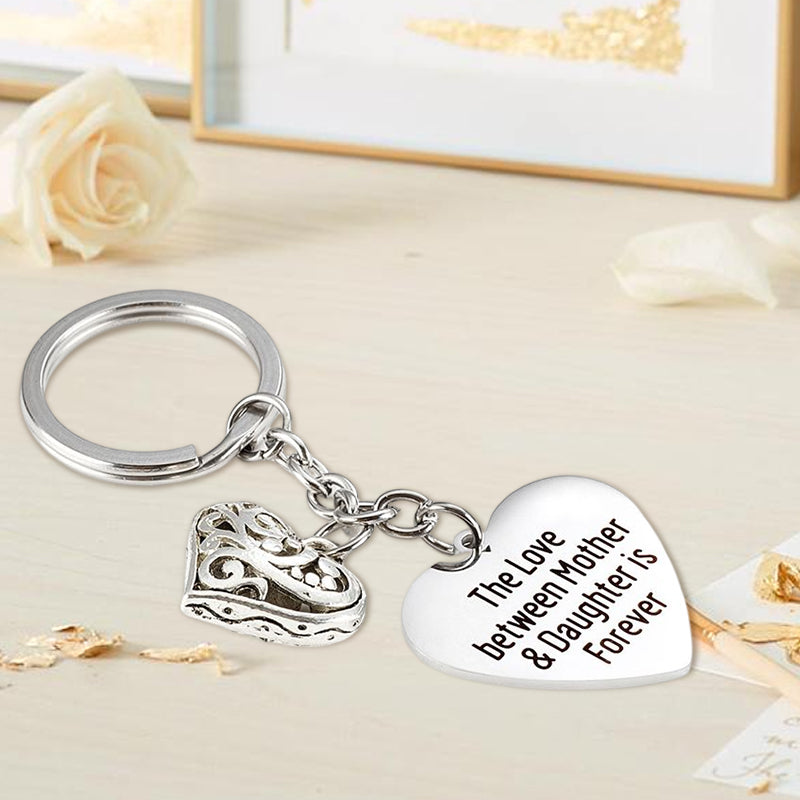 Heart Lettering Keychain