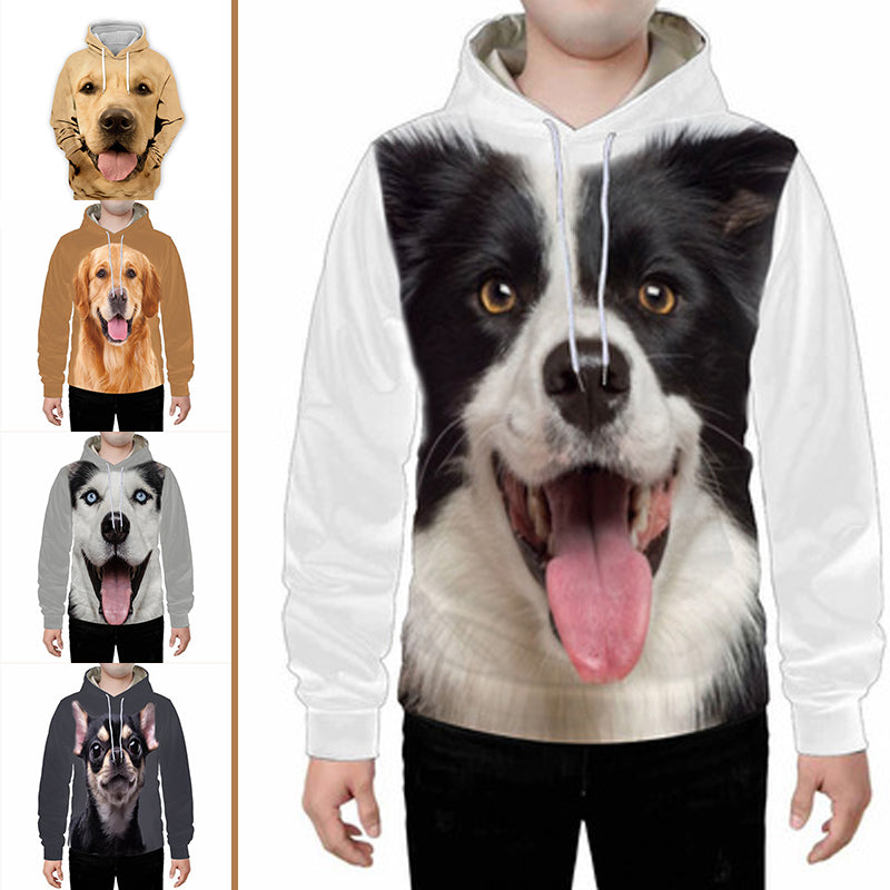 Animal dog 3D printed hoodie