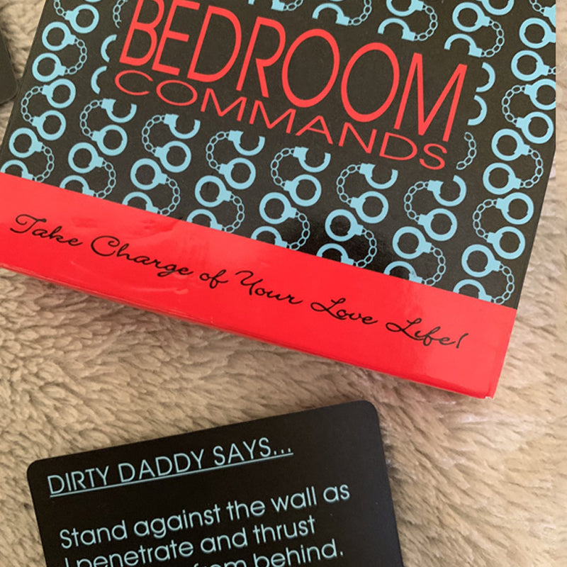 Bedroom Commands Adult Couples Card  Game