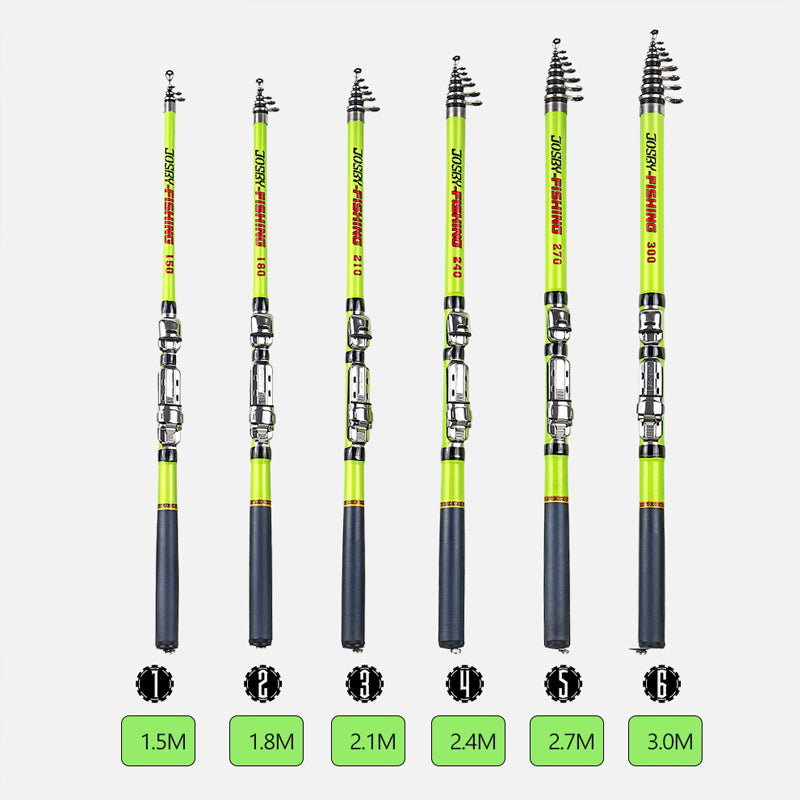 Mini Seat Carbon Fiber Telescopic Rock Fishing Rod