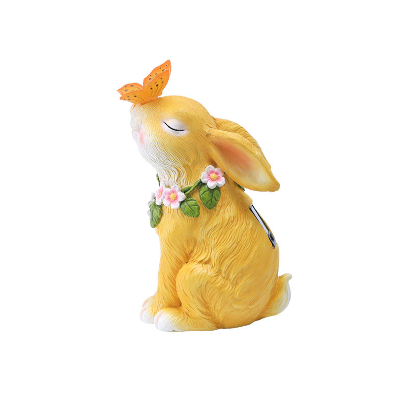 Easter Solar Powered LED Rabbit Light