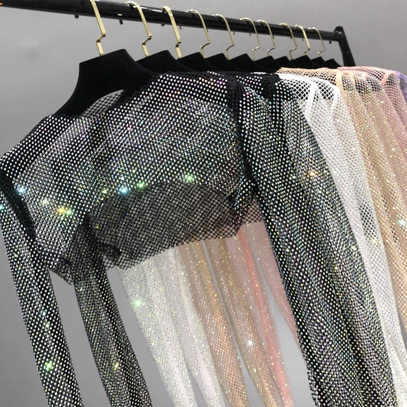 Mesh Diamond Sun Protection Cape Top