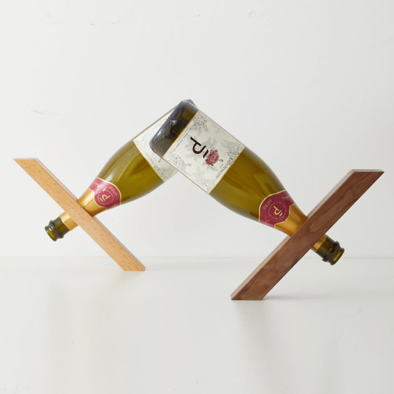 Magical Solid Wood Wine Bottle Holder
