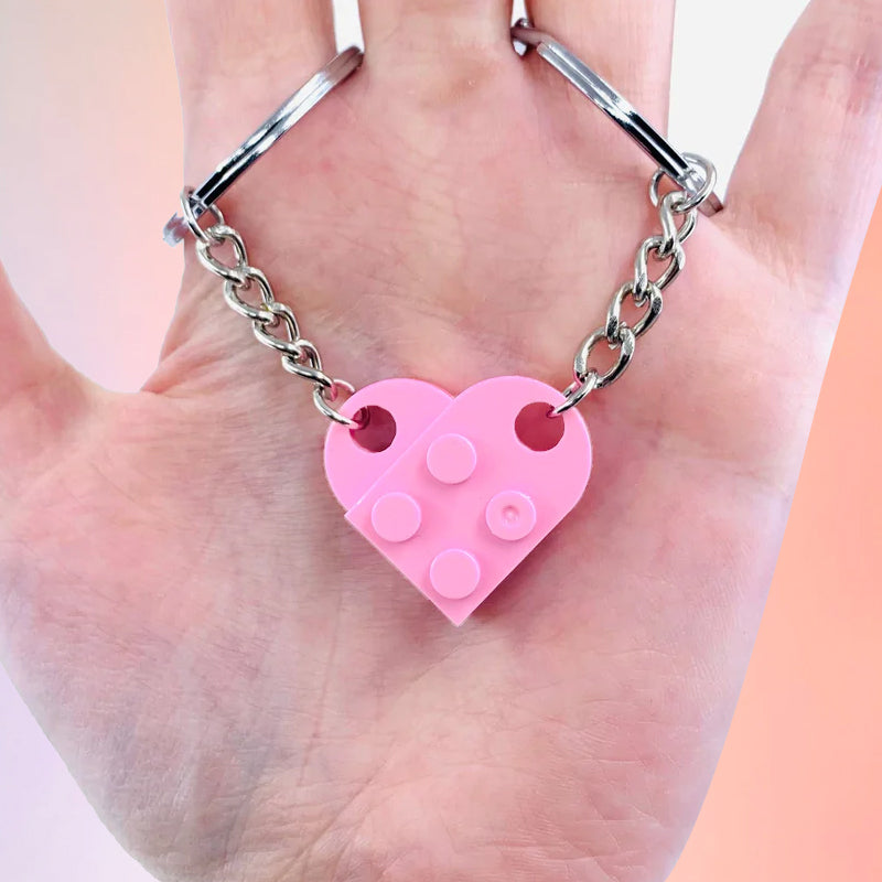 Heart Pendant Keychain