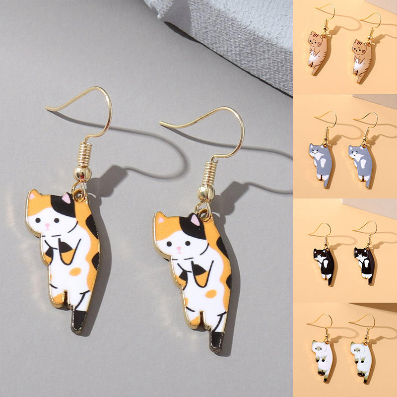 Cat Drop Earrings