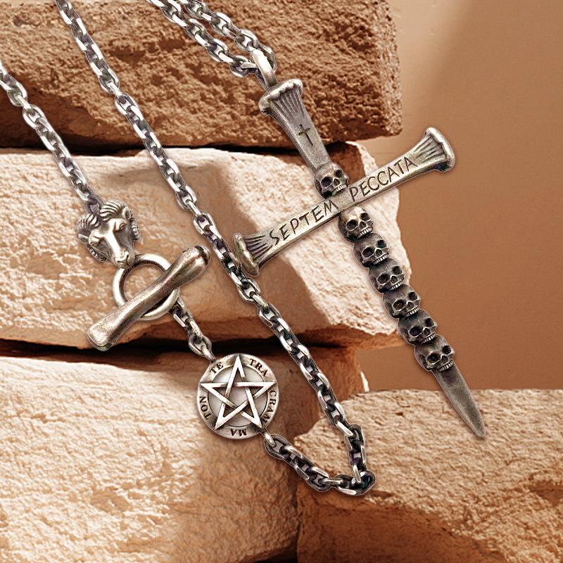 Cross Skull Necklace