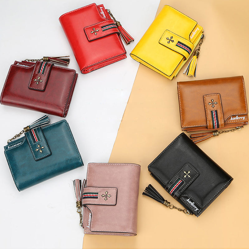 Tassel Zip Women's Crop Wallet