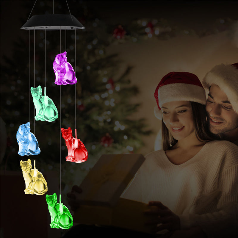 Solar Wind Chime Lights