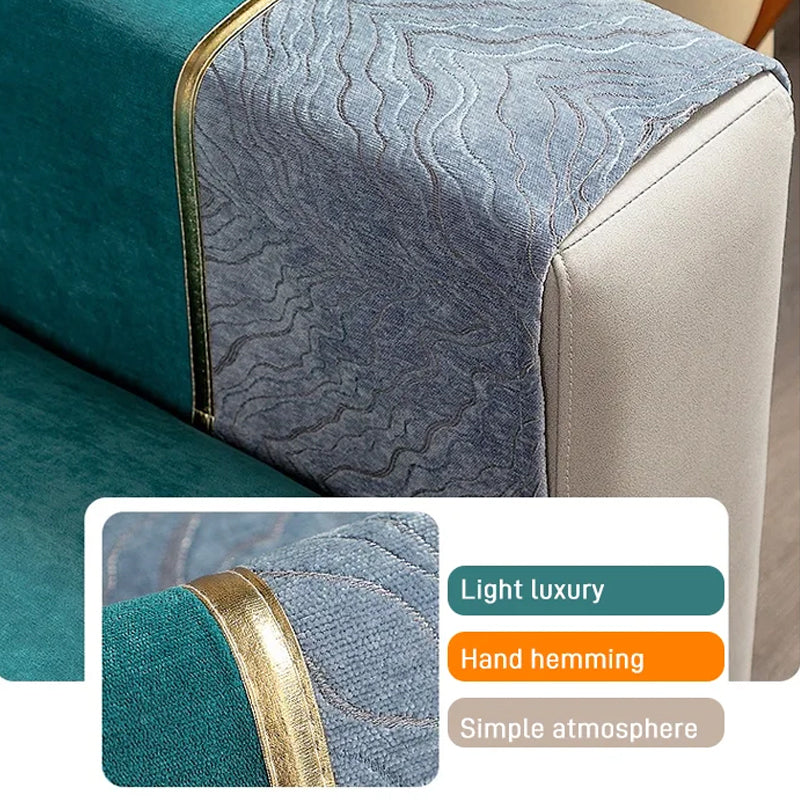 Nordic Four Seasons Chenille Sofa Cushion