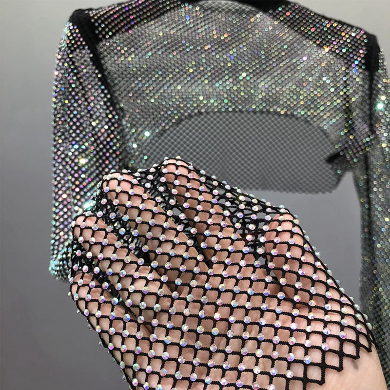 Mesh Diamond Sun Protection Cape Top