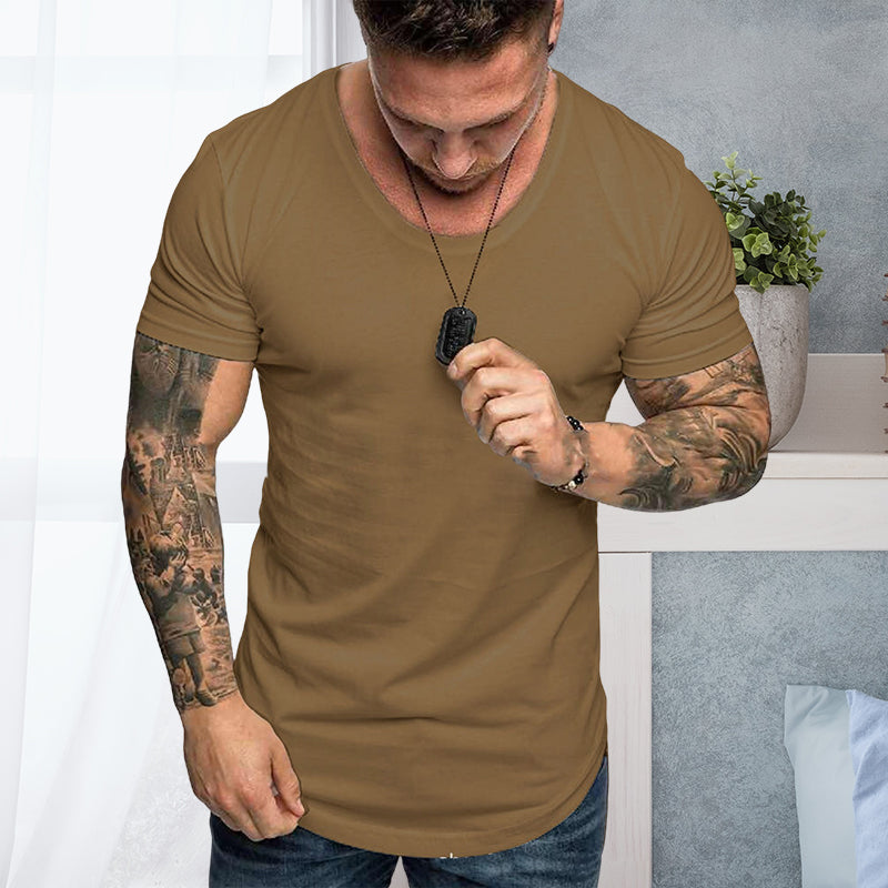 Solid Men's Short Sleeve T-Shirt