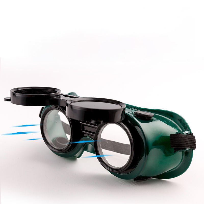 Double-layer gas welding goggles