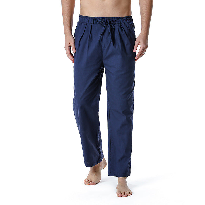 Men’s Cotton Linen Drawstring Pants