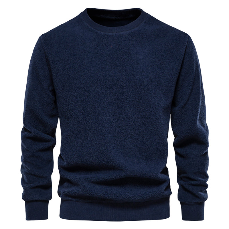 Men's Crew Neck Sherpa Sweatshirt