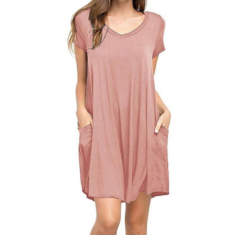 Two-Pocket Tunic Dresses