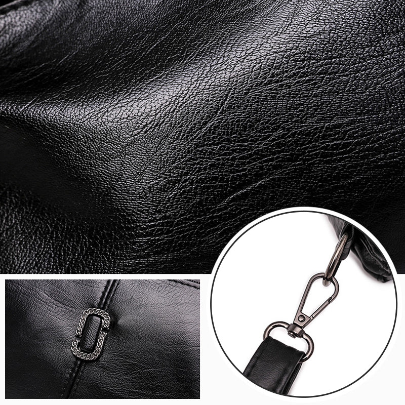 Multilayer PU Soft Leather Small Bag