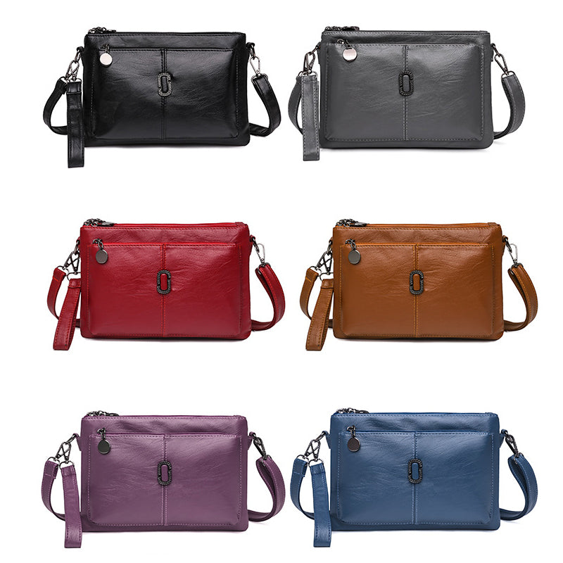 Multilayer PU Soft Leather Small Bag