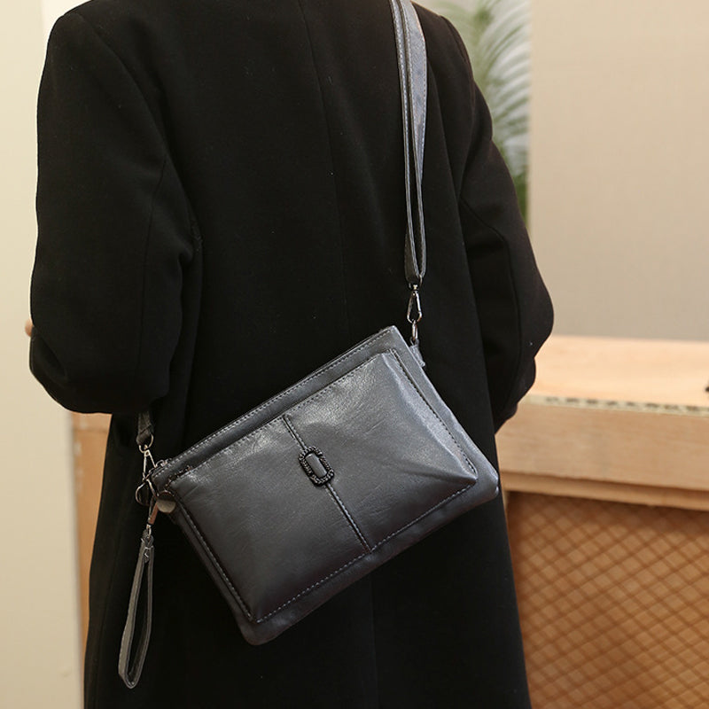 Multilayer PU Soft Leather Small Bag