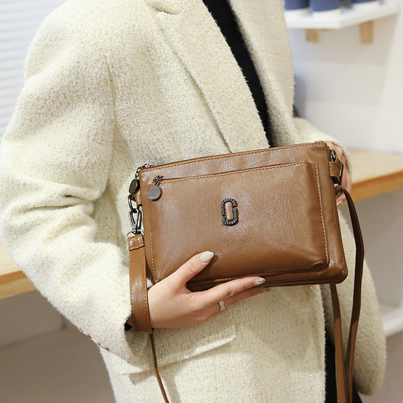 Multilayer PU Soft Leather Small Bag