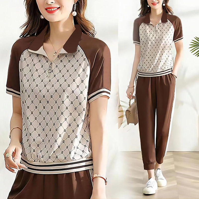 Plus Size Sports Suit