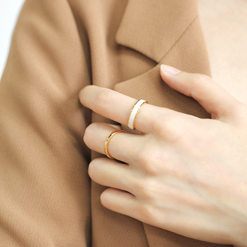 Vintage Enamel Ring