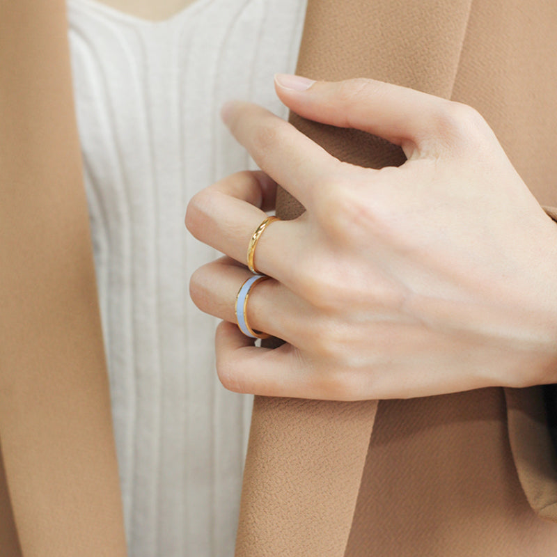 Vintage Enamel Ring