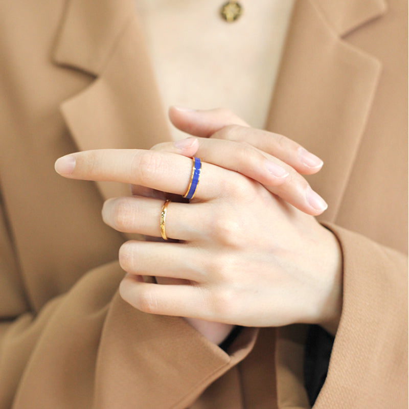 Vintage Enamel Ring