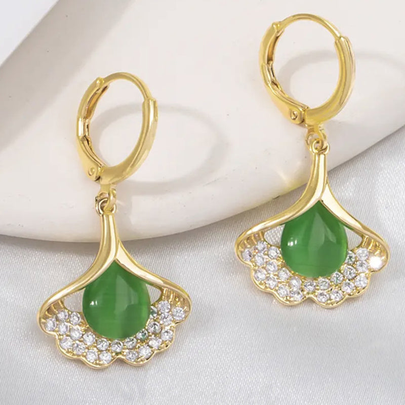 Stylish Unique Ginkgo Earrings