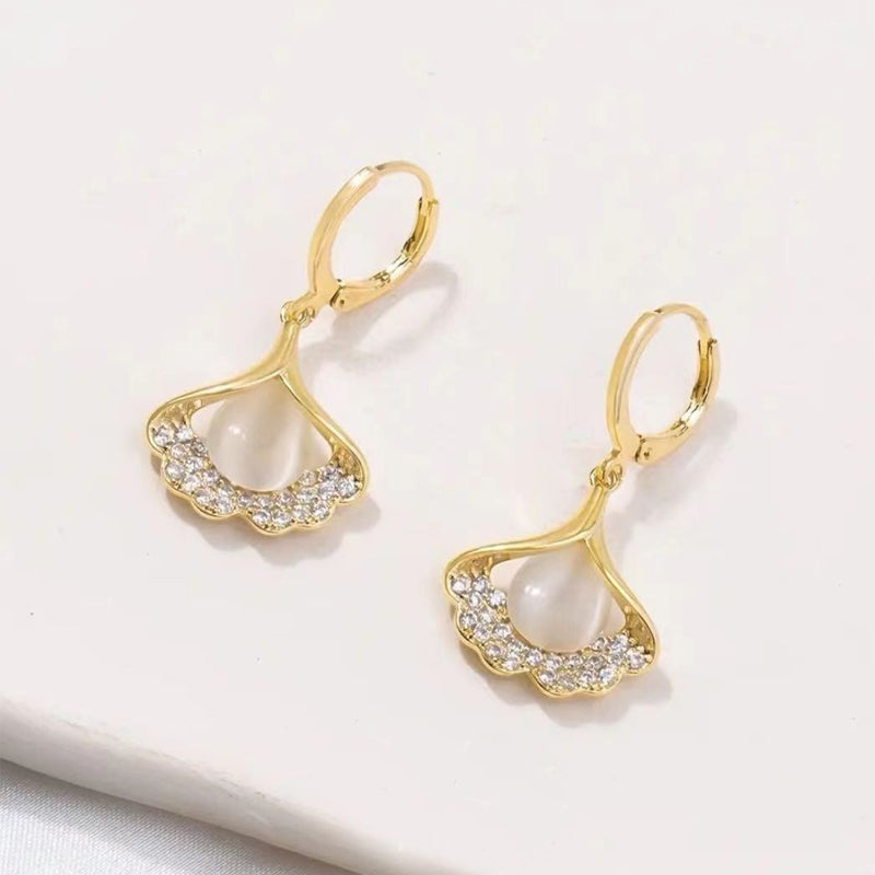 Stylish Unique Ginkgo Earrings