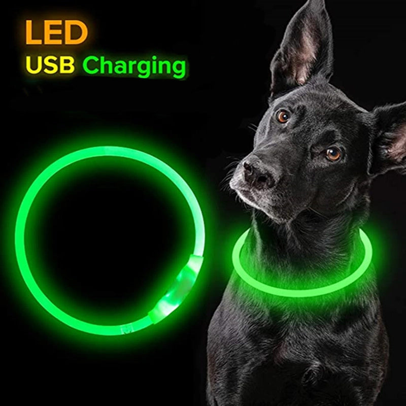 USB Charging Pet Light-emitting Collar