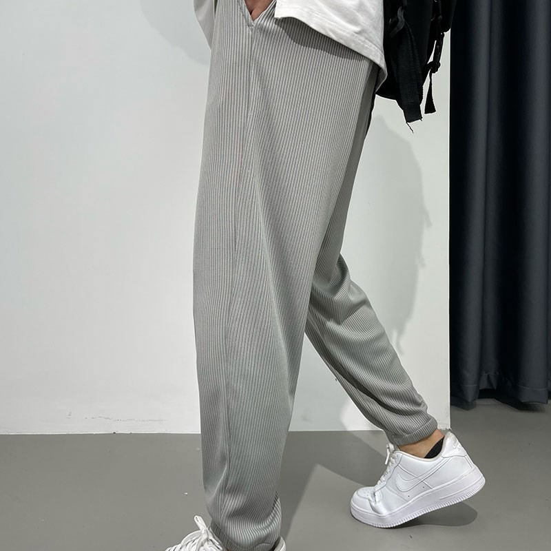 Loose Ice Silk Trousers