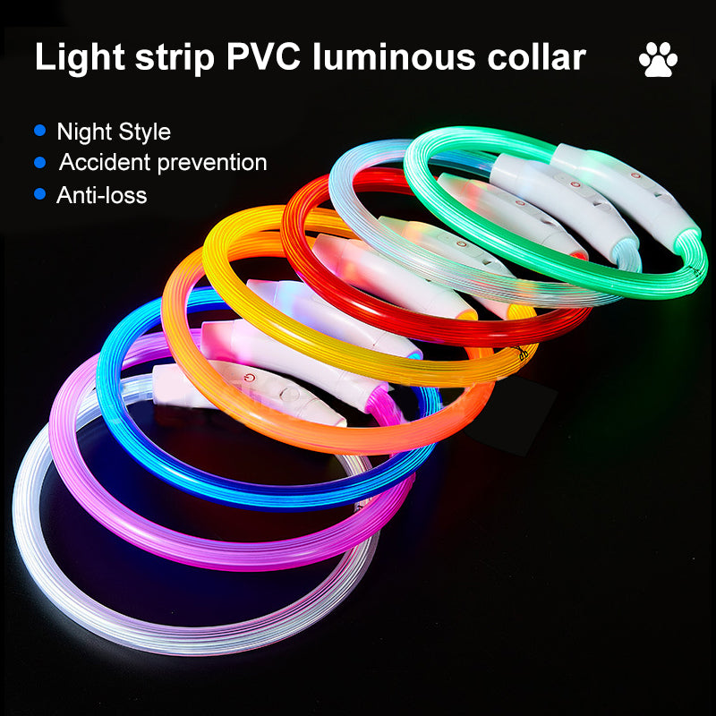 USB Charging Pet Light-emitting Collar