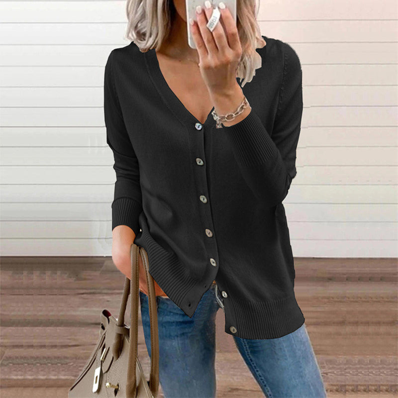 Button Knit Cardigan