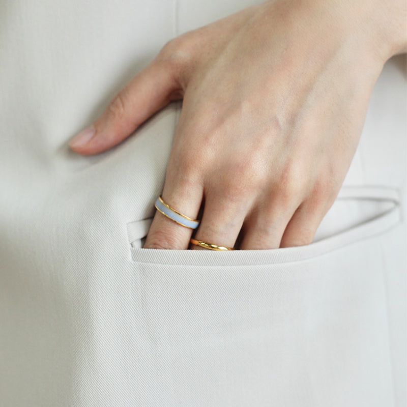 Vintage Enamel Ring