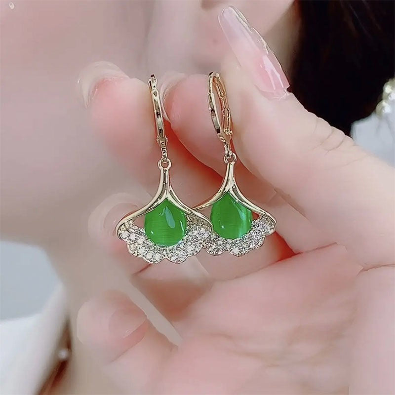 Stylish Unique Ginkgo Earrings