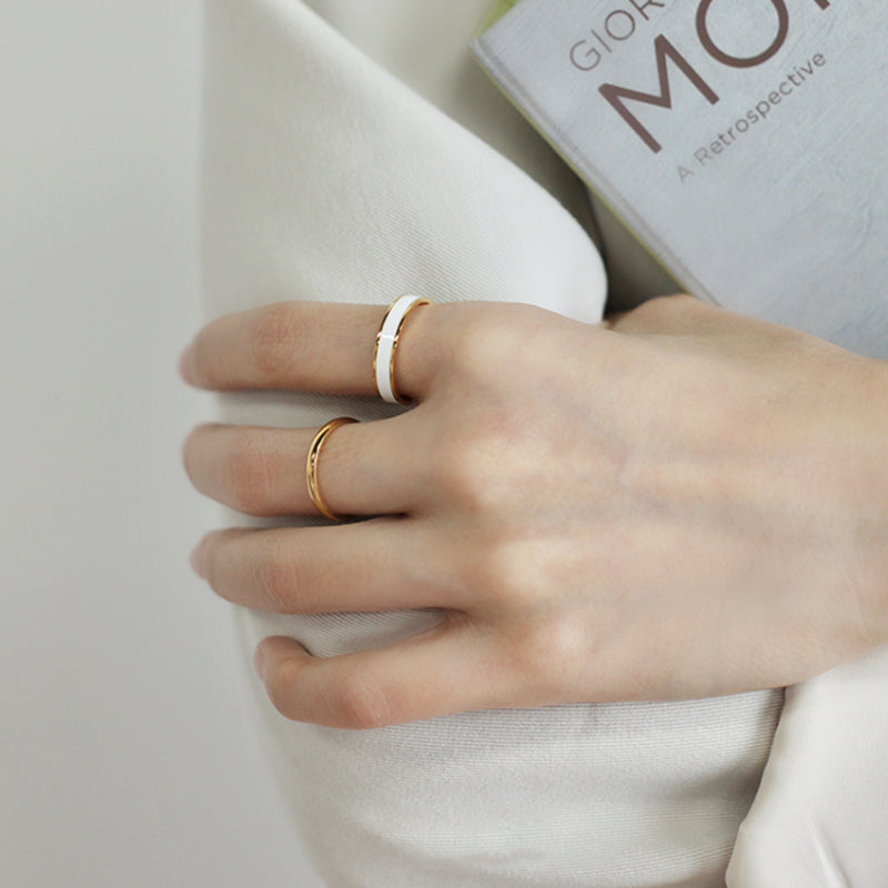 Vintage Enamel Ring