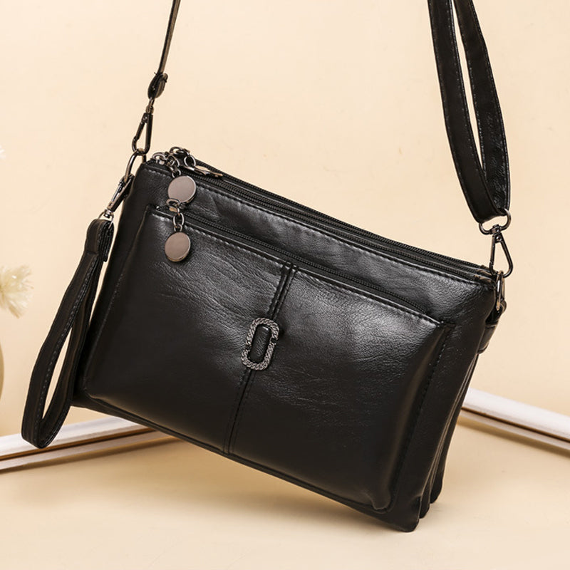 Multilayer PU Soft Leather Small Bag