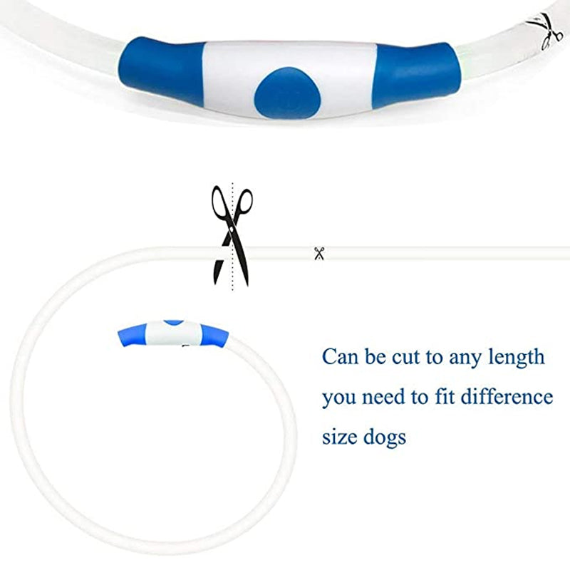 USB Charging Pet Light-emitting Collar