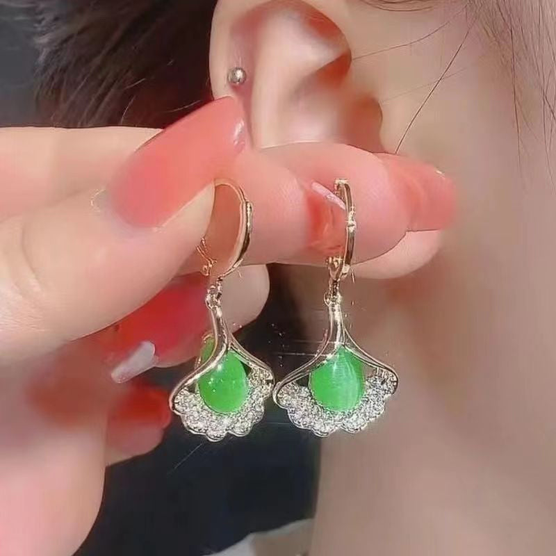 Stylish Unique Ginkgo Earrings
