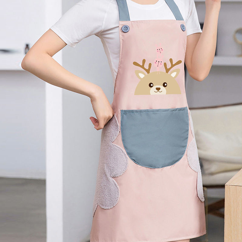 Cartoon Cute Little Deer Apron