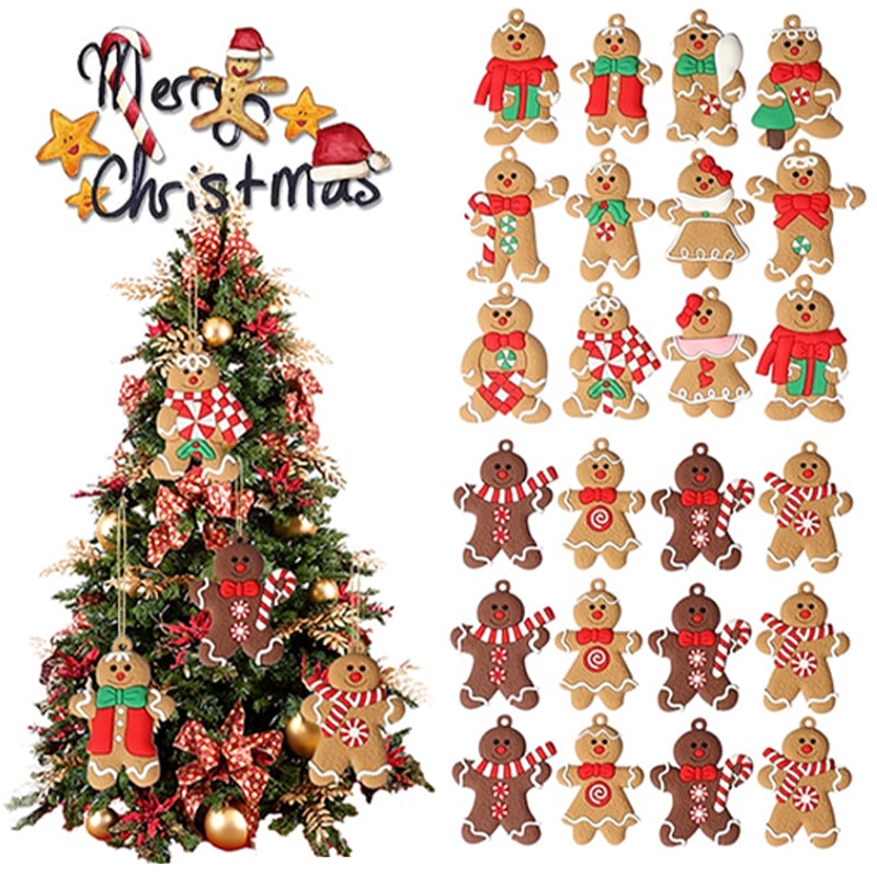 Gingerbread Man Christmas Tree Ornament