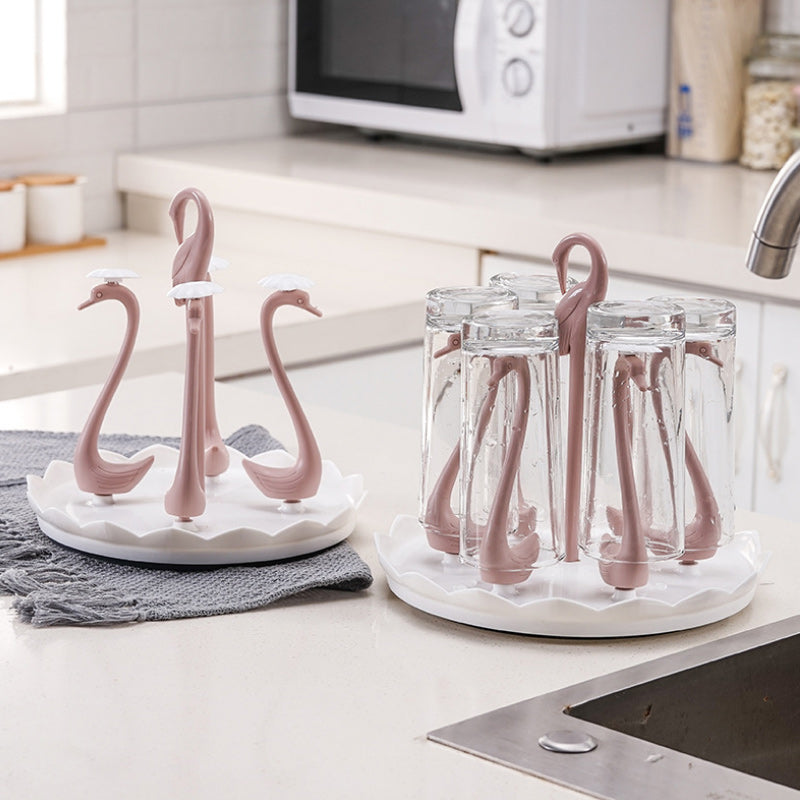 Creative Multifunctional Rotatable Swan Drain Cup Holder