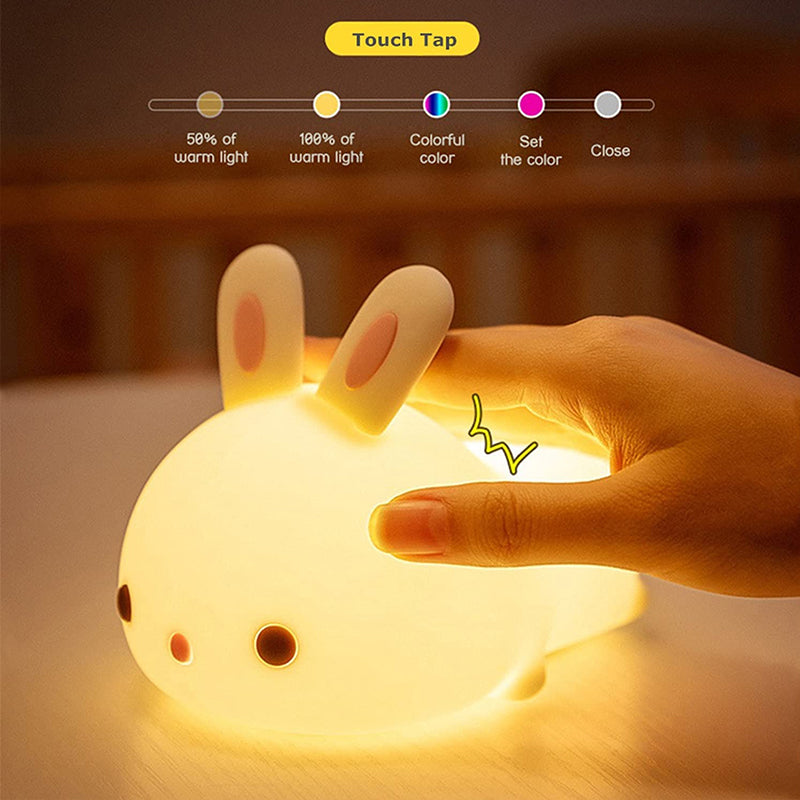 Rabbit Silicone Night Light