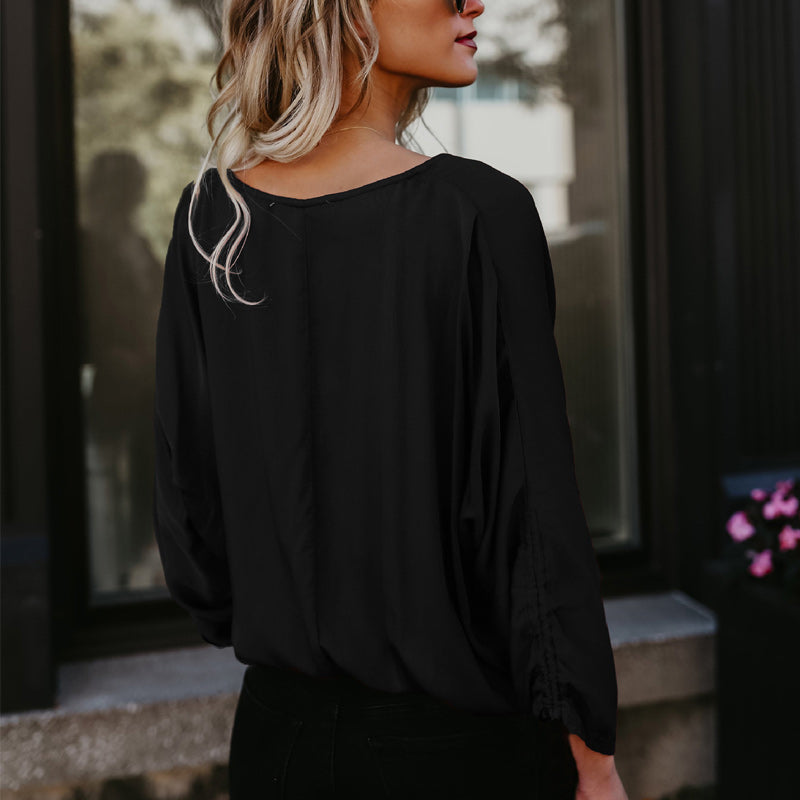 Cotton Button Long Sleeve T-Shirt
