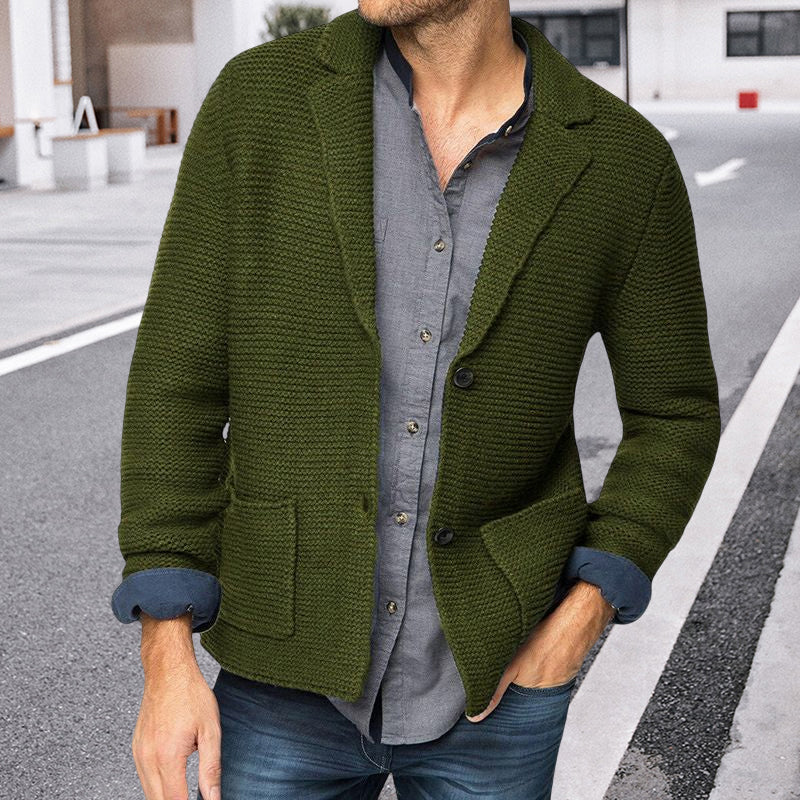 Lapel Knit Jacket