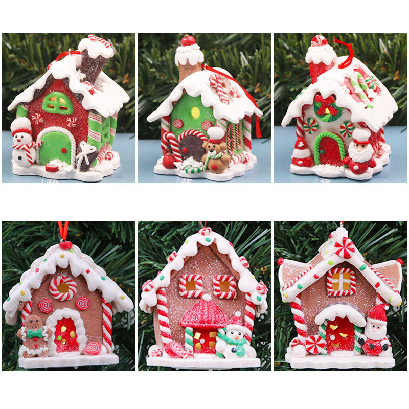 Soft Clay LED Glowing Christmas House