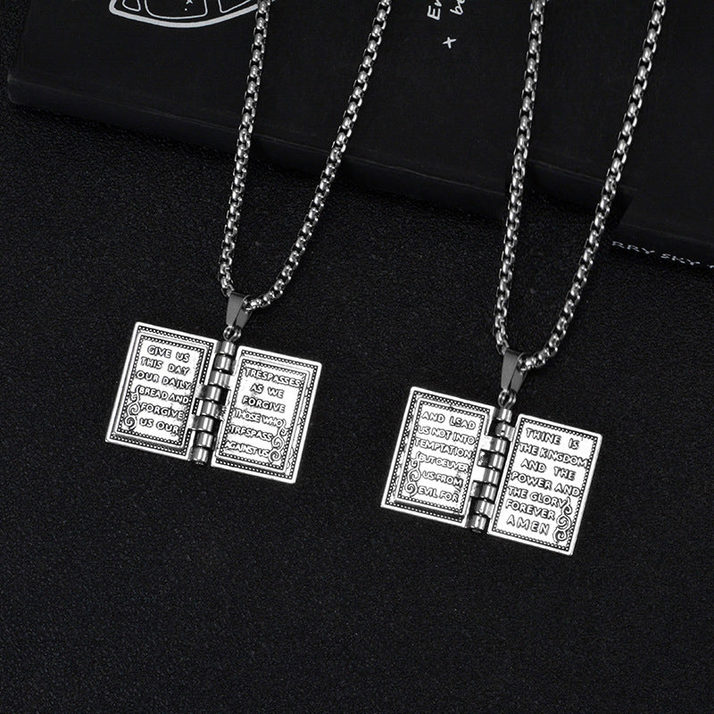 Tiny Bible Necklace