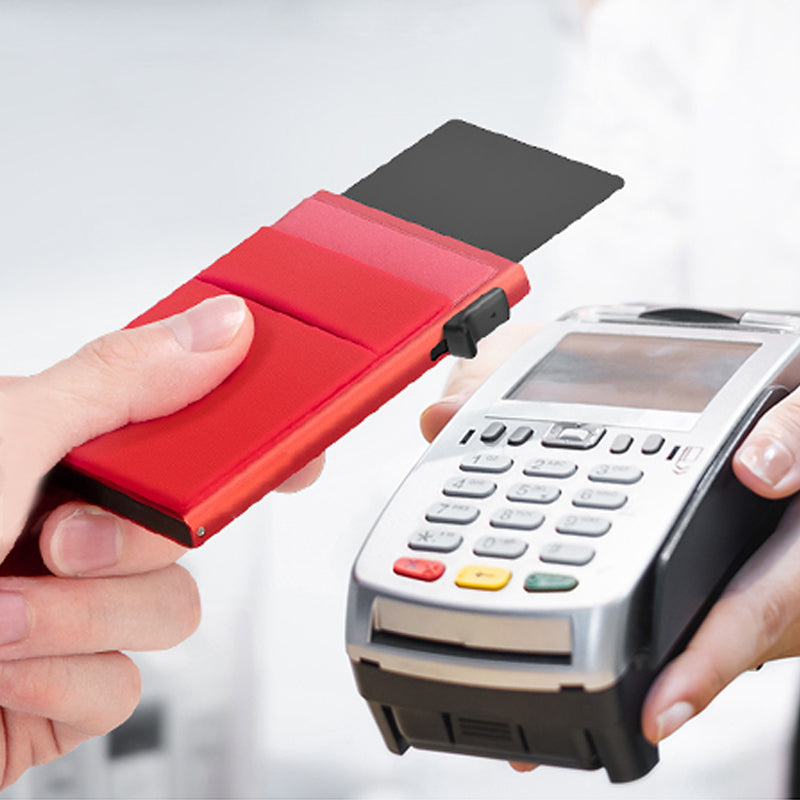 Multifunctional card case with anti-theft protection