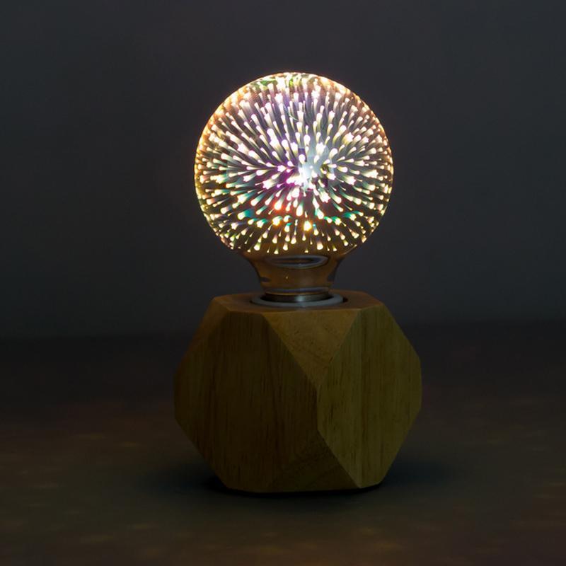 3D Fireworks Decorative LED Light Bulb